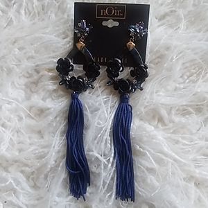 nOir Black Label Statement Earrings